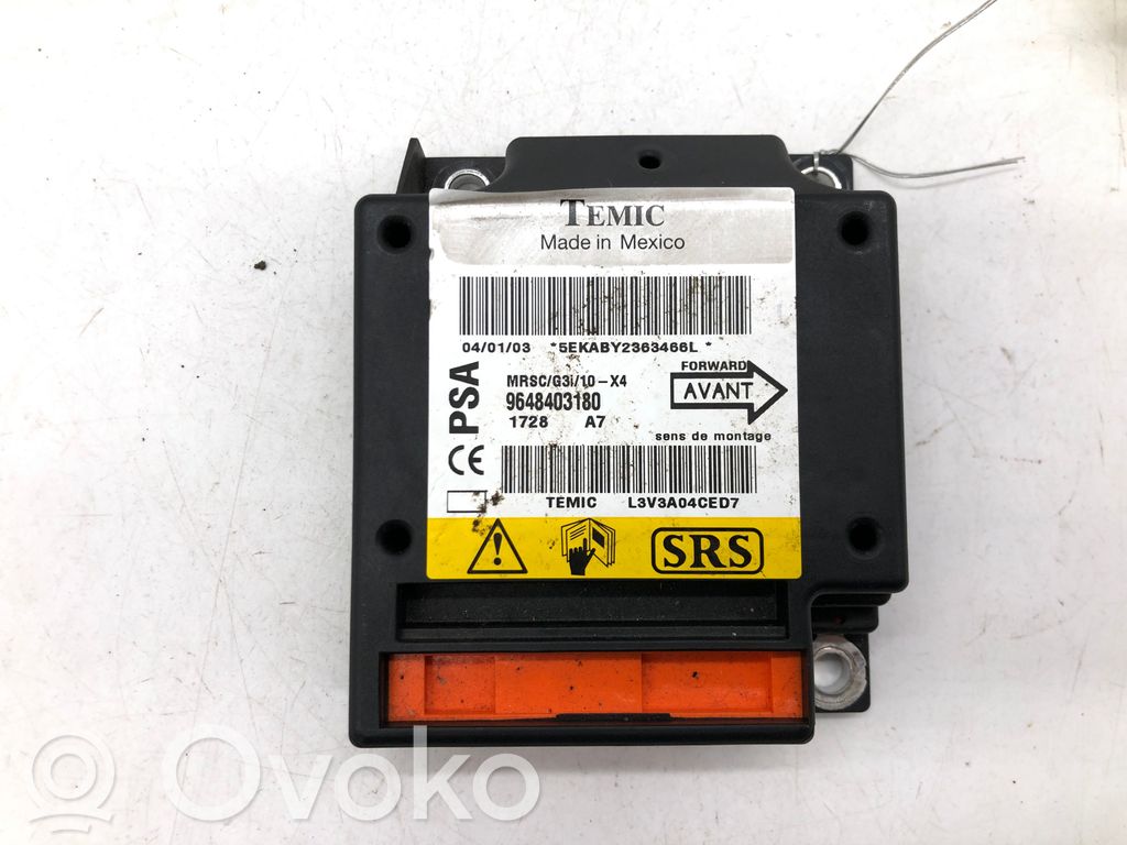 Airbag control unit/module   9648403180