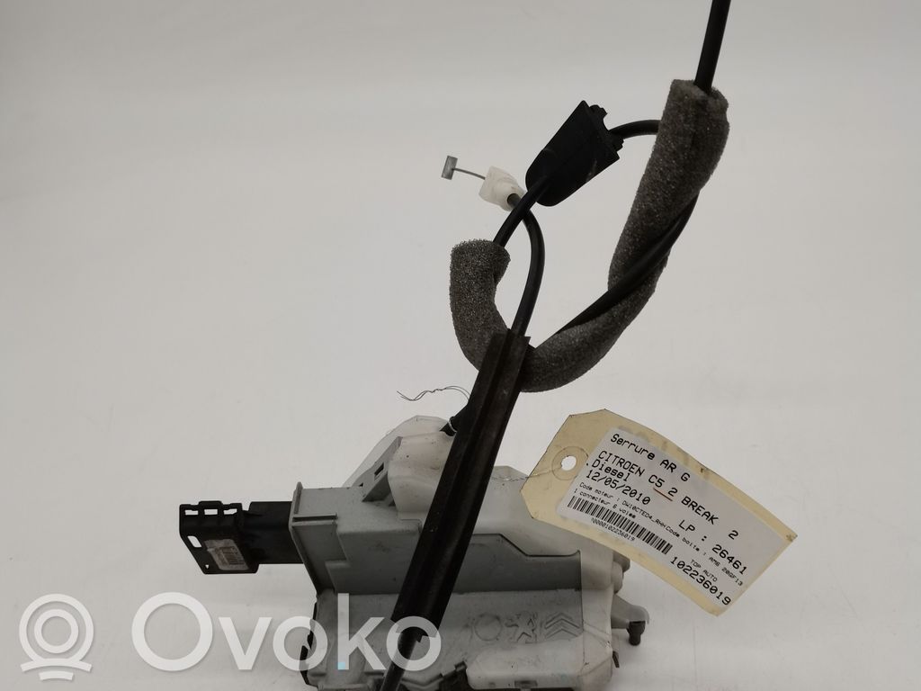 Citroen C5 Rear door lock 