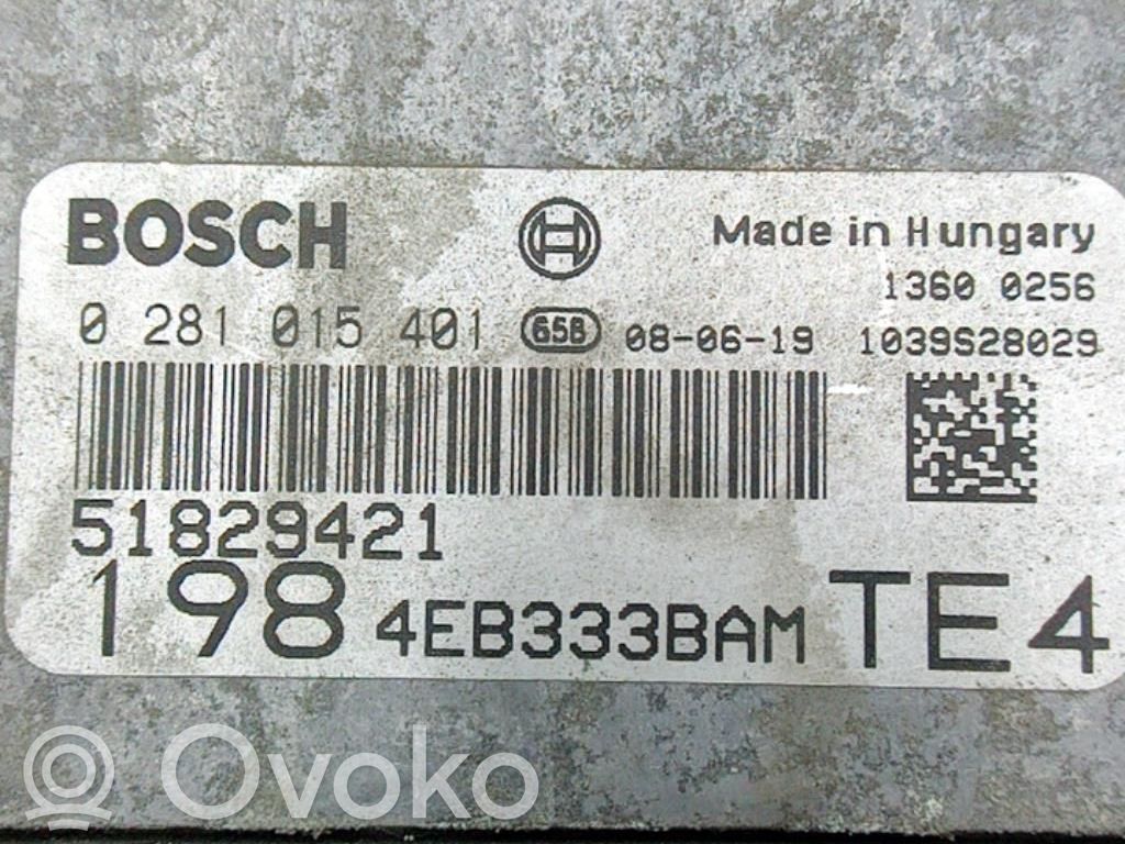 Fiat Bravo Engine control unit/module 