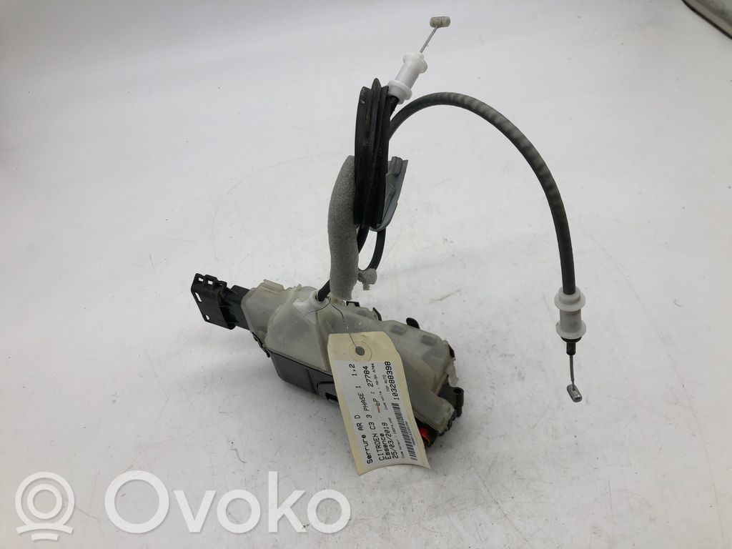 Citroen C3 Galinių durų spyna 