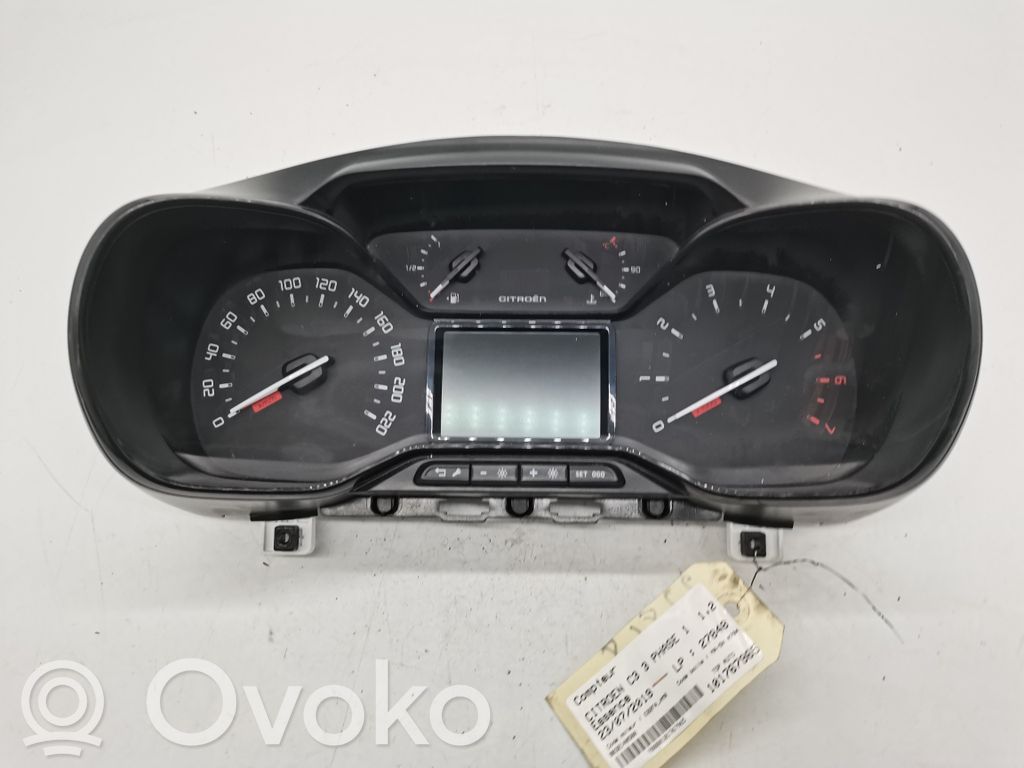 Citroen C3 Speedometer (instrument cluster) 