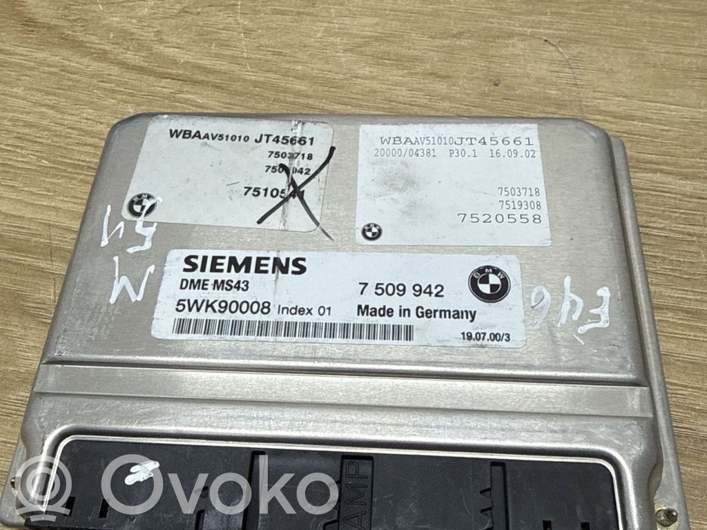 Engine control unit/module   7509942