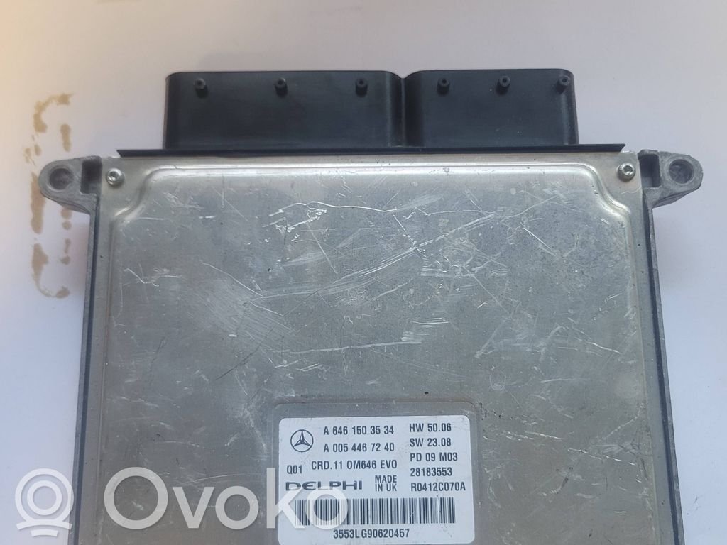 Mercedes-Benz C W204 Unitate/modul de control motor 