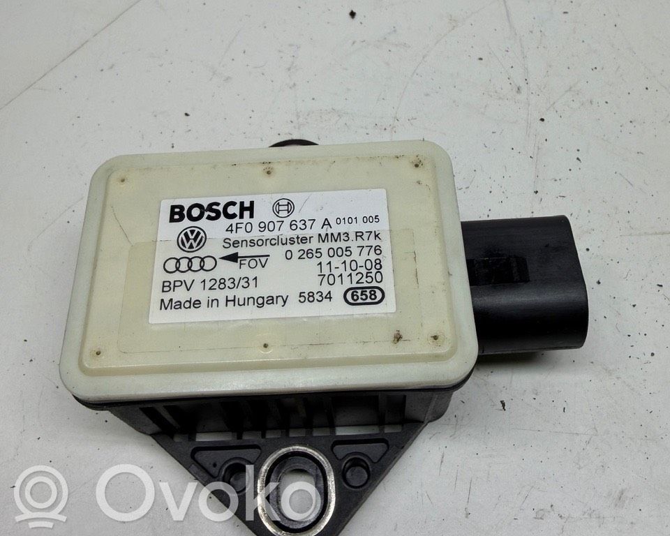 Audi A6 S6 C6 4F ESP (elektroniskās stabilitātes programmas) sensors (paātrinājuma sensors) 