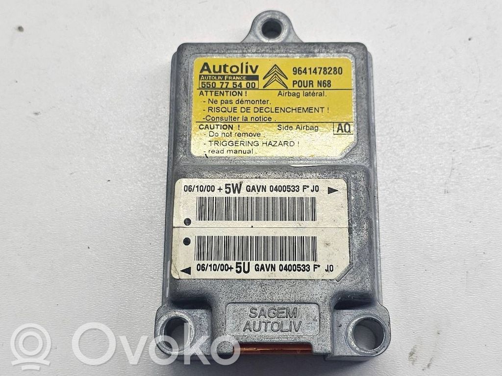 Citroen Xsara Picasso Unitate/modul de comandă airbaguri 