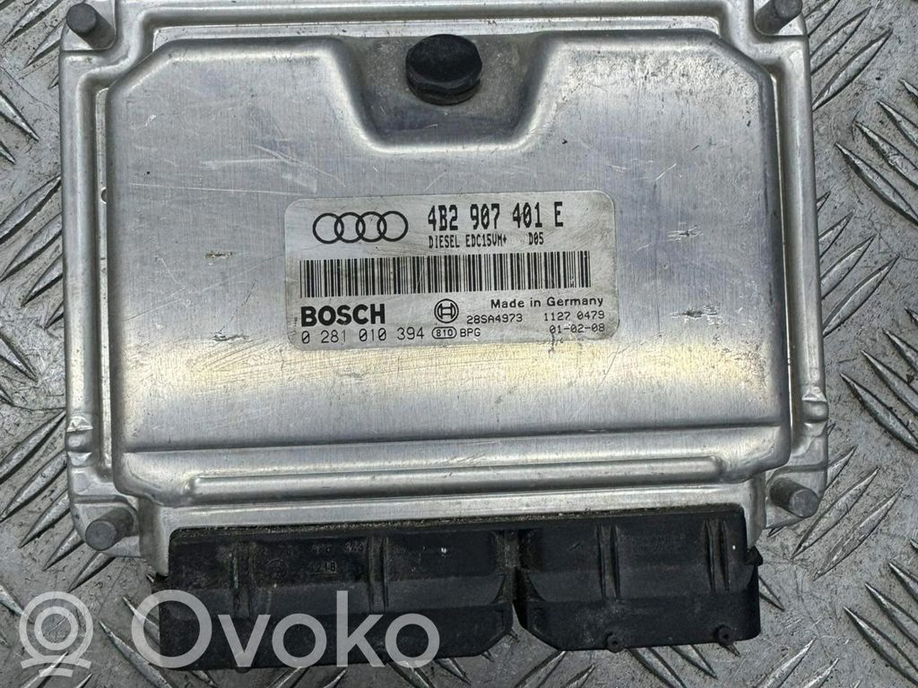 Engine control unit/module   4B2907401E,28SA4973,0281010394