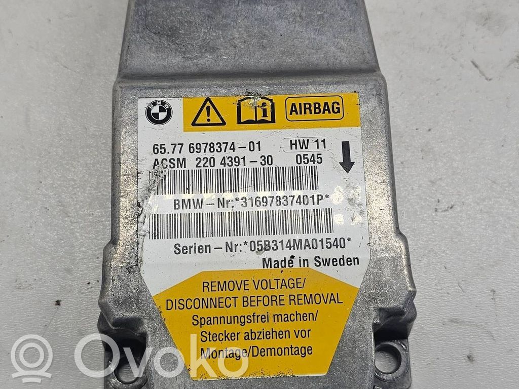 BMW 5 E60 E61 Airbag control unit/module 
