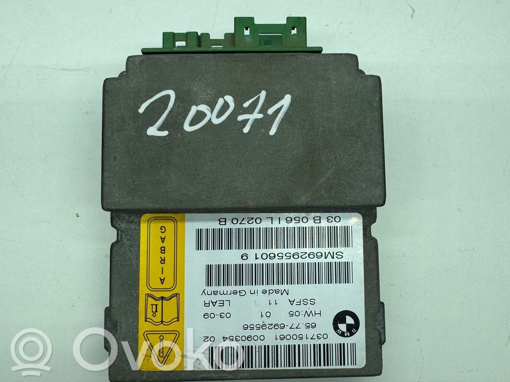 Module de contrôle airbag   037150061,6929556