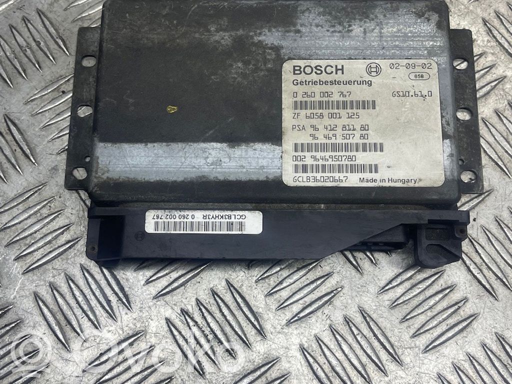 Gearbox control unit/module   9646950780,0260002767,6058001125,9641281180