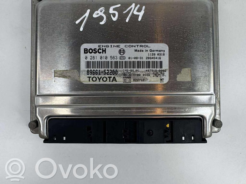 Toyota Yaris Engine control unit/module 