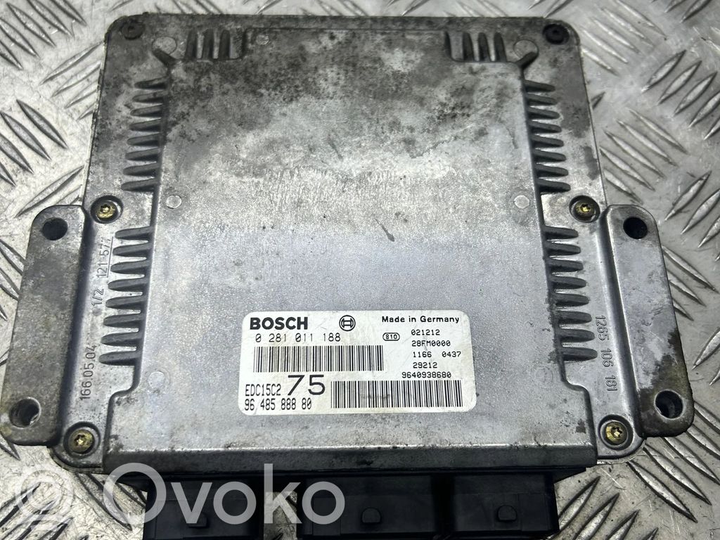 Peugeot 206 Engine control unit/module 