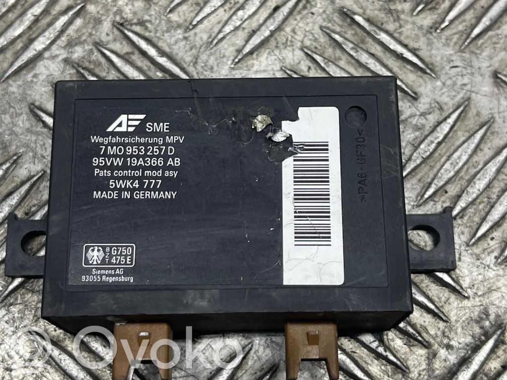 Volkswagen Sharan Imobilaizera vadības bloks 