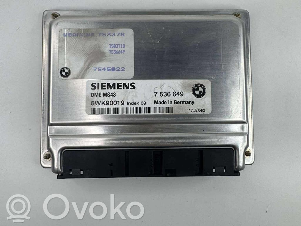 BMW X5 E53 Motorsteuergerät ECU 