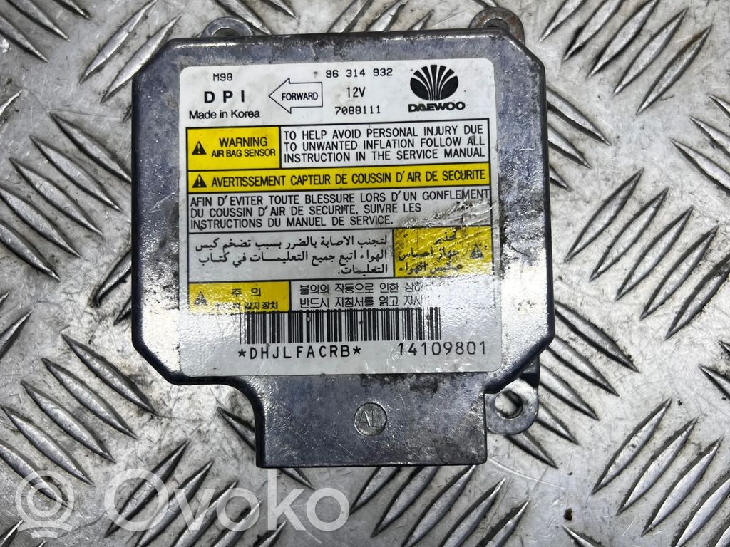 Daewoo Matiz Airbag control unit/module 