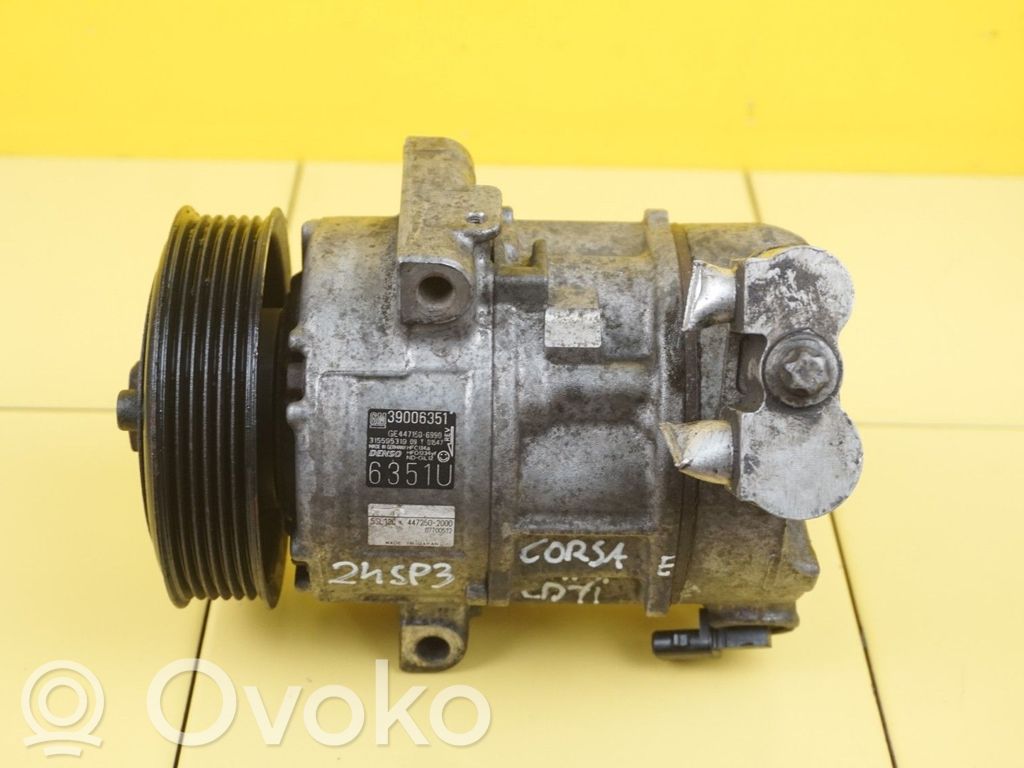 Opel Corsa E Air conditioning (A/C) compressor (pump) 