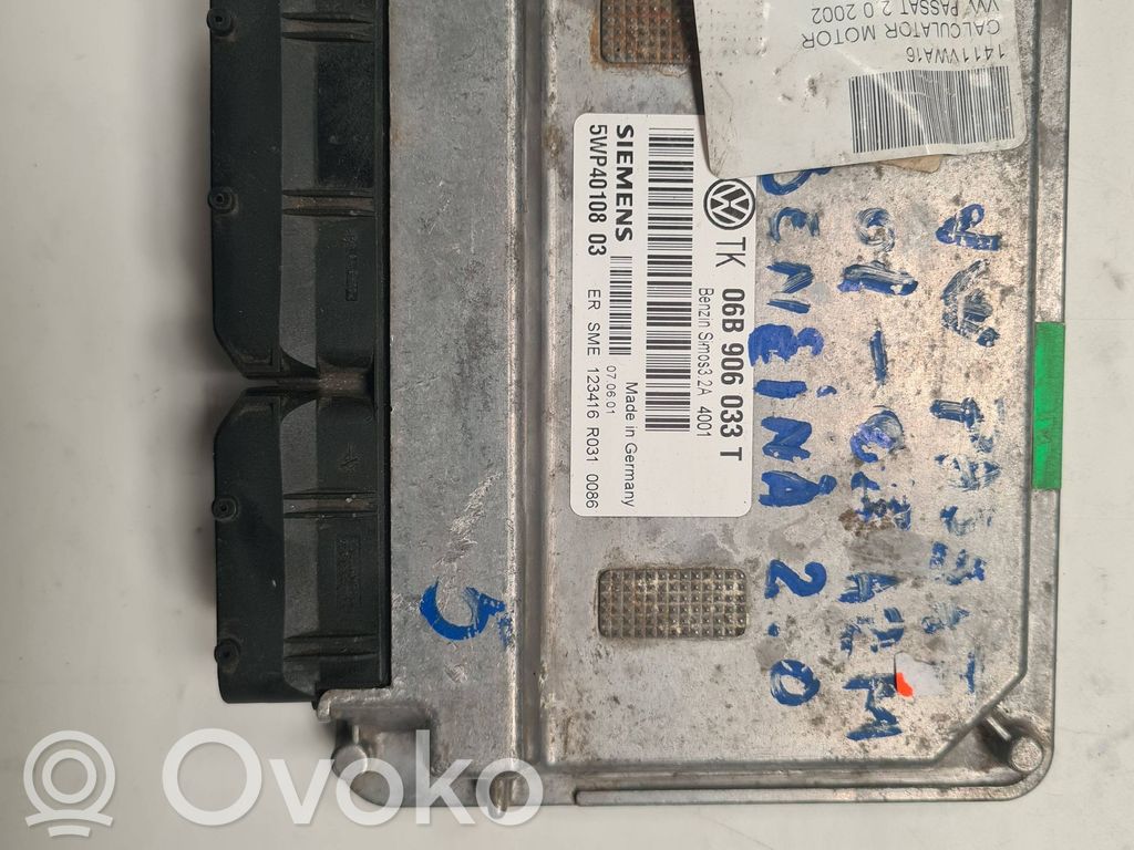 Engine control unit/module   06B906033T,P4010803