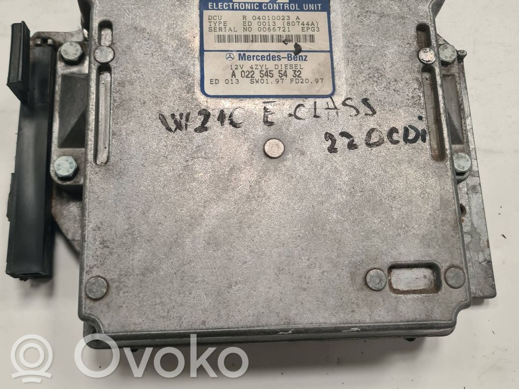 Engine control unit/module   A0225455432,04010023A,0066721