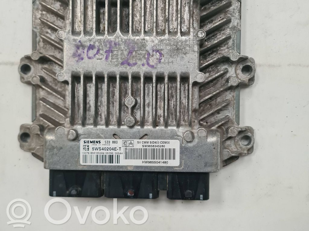 Peugeot 407 Variklio valdymo blokas 