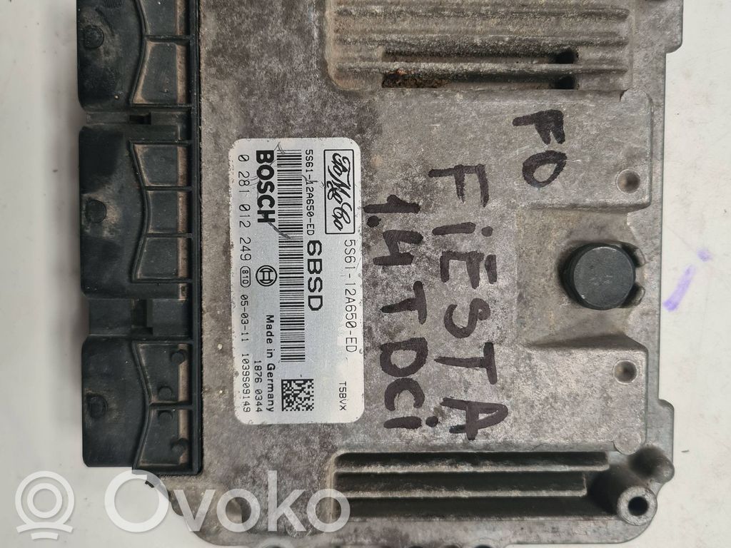 Engine control unit/module   5S6112A650ED,0281012249,12A650D