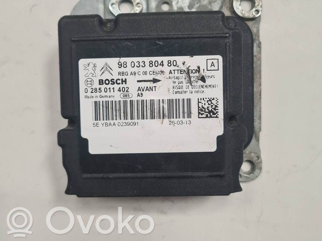 Peugeot 208 I Unitate/modul de comandă airbaguri 