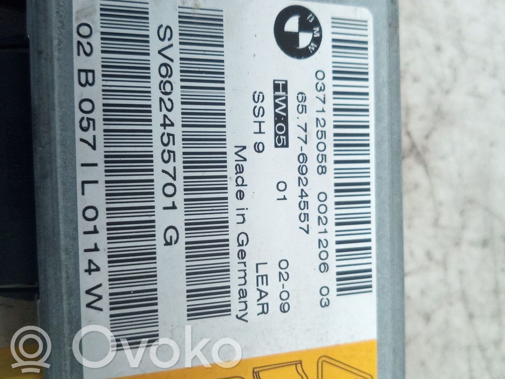 Unidad de control/módulo del Airbag   037125058