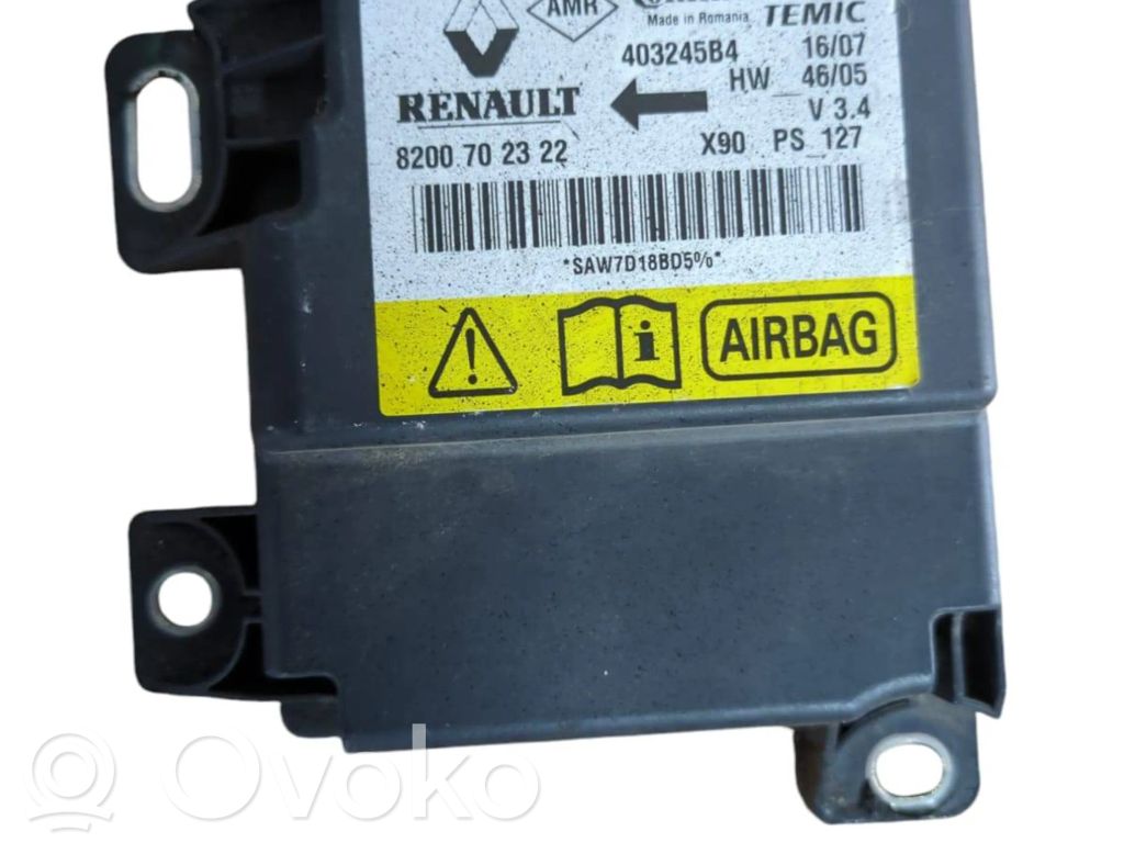 Dacia Logan I Airbag control unit/module 