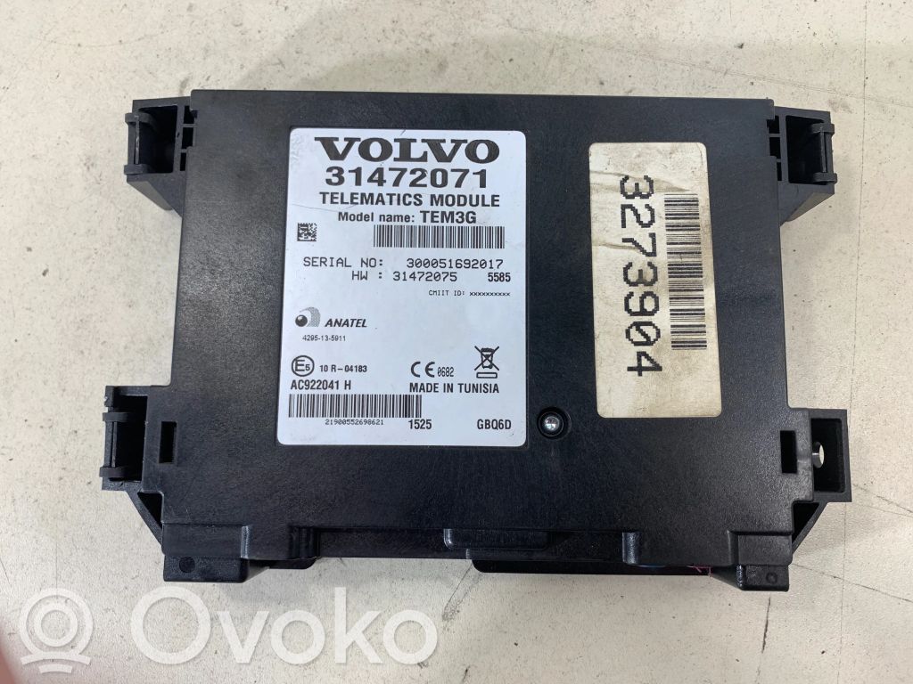 Volvo V60 Other control units/modules 