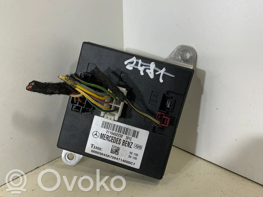 Mercedes-Benz E W211 Door control unit/module 