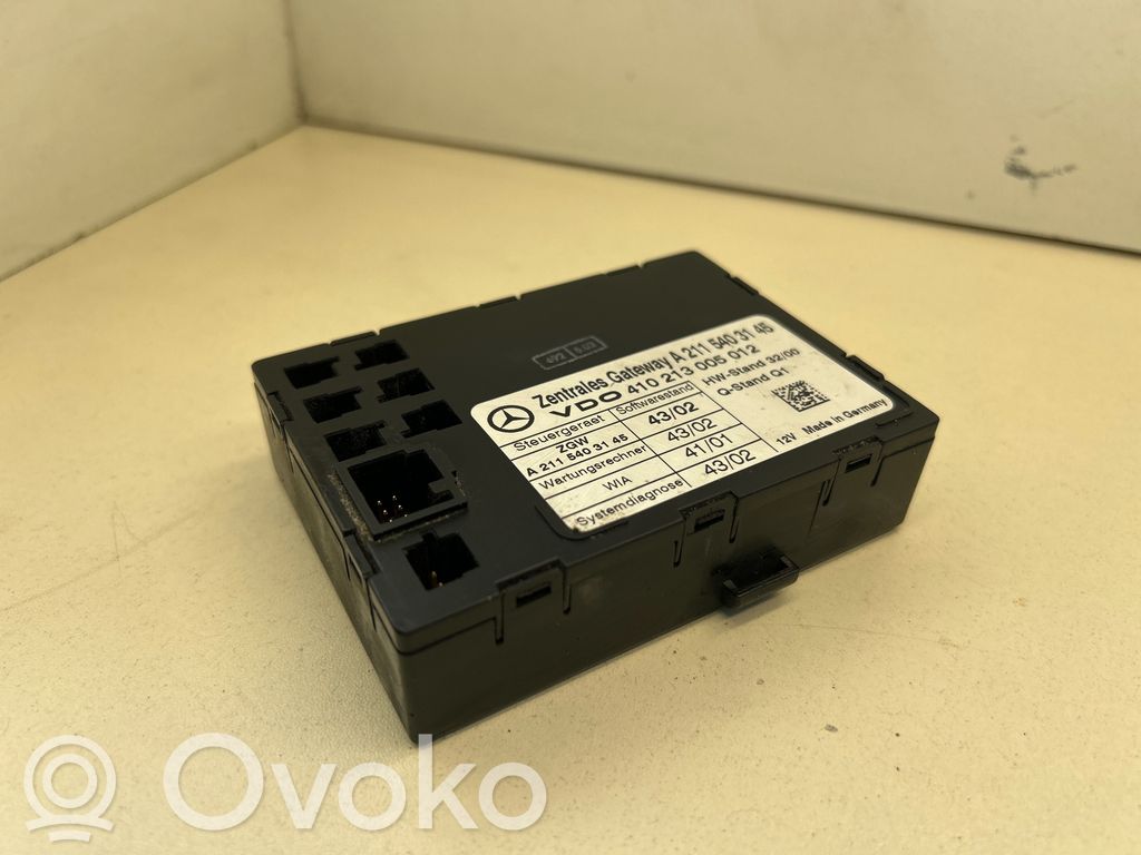 Mercedes-Benz E W211 Gateway control module 