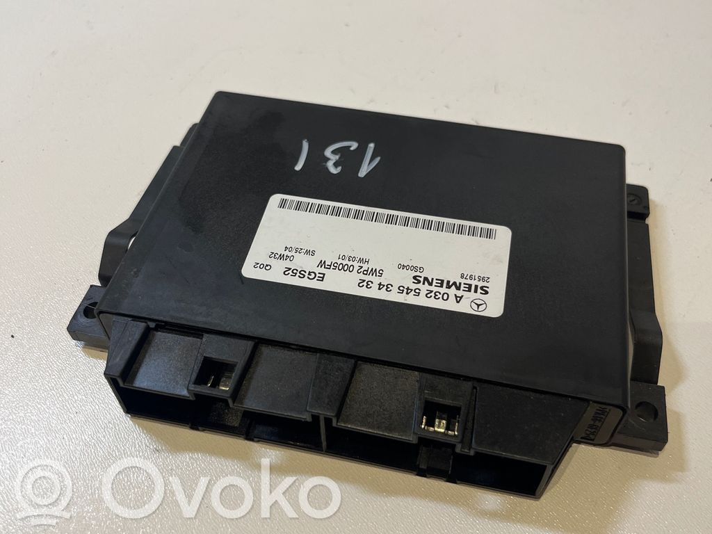 Mercedes-Benz E W211 Module de contrôle de boîte de vitesses ECU 