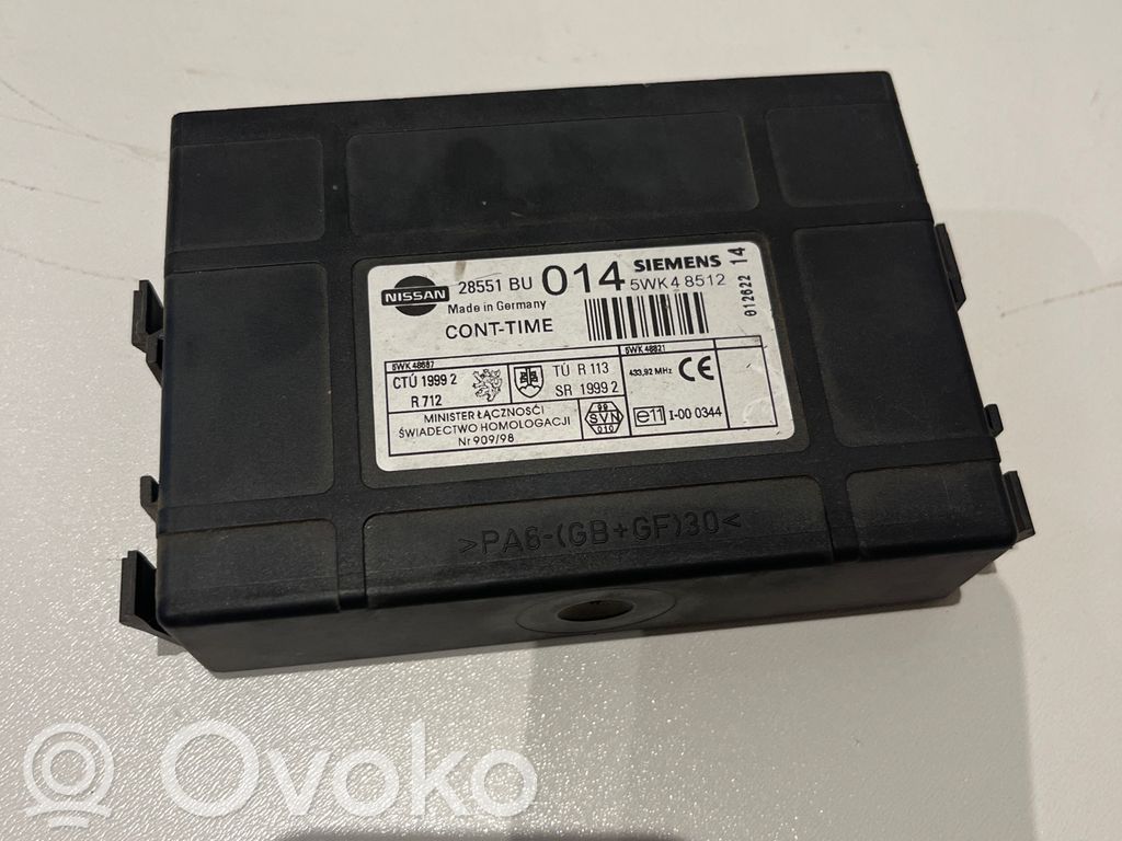 Nissan Almera Tino Moduł / Sterownik komfortu 
