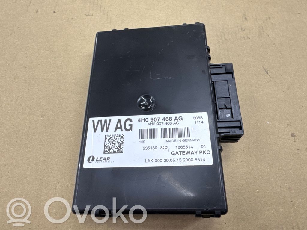 Audi A8 S8 D4 4H Gateway control module 