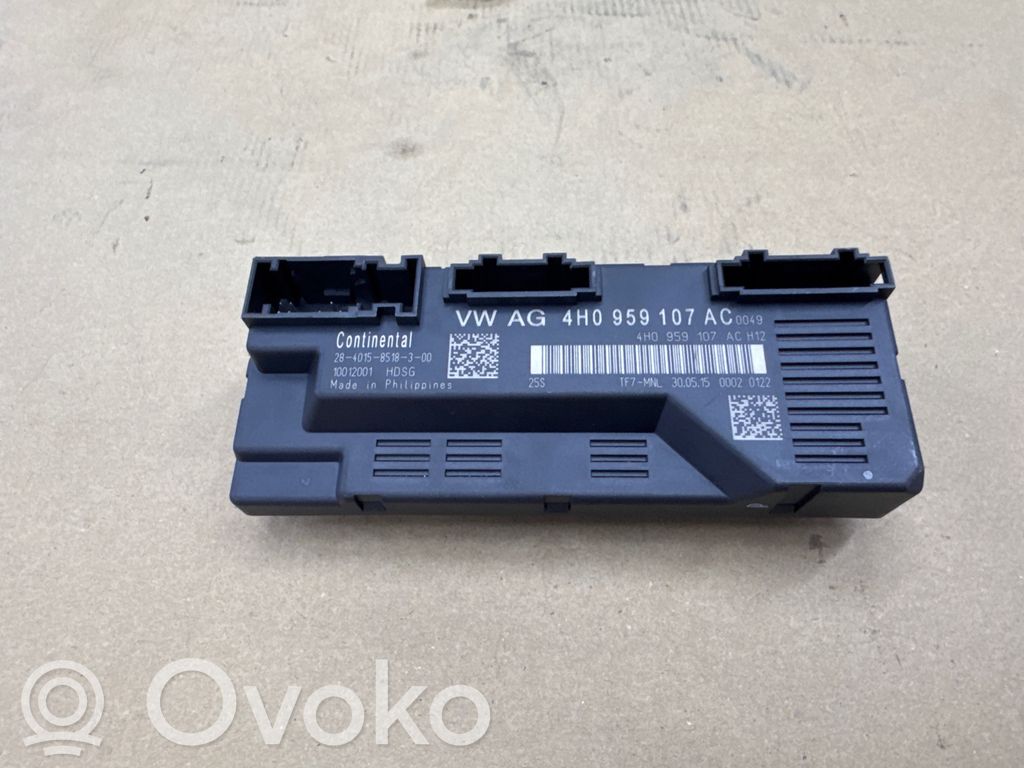 Audi A8 S8 D4 4H Tailgate/trunk control unit/module 