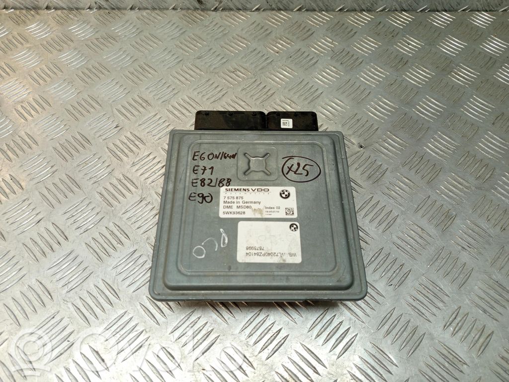 BMW 5 E60 E61 Motorsteuergerät ECU 