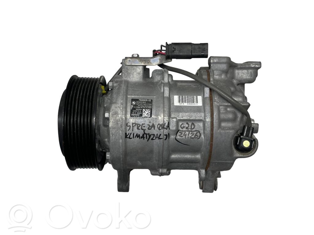 BMW 3 G20 G21 Kompresor / Sprężarka klimatyzacji A/C 