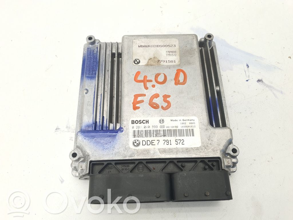 BMW 7 E65 E66 Engine control unit/module 