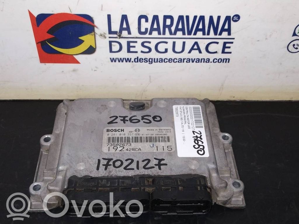 Fiat Stilo Engine control unit/module 