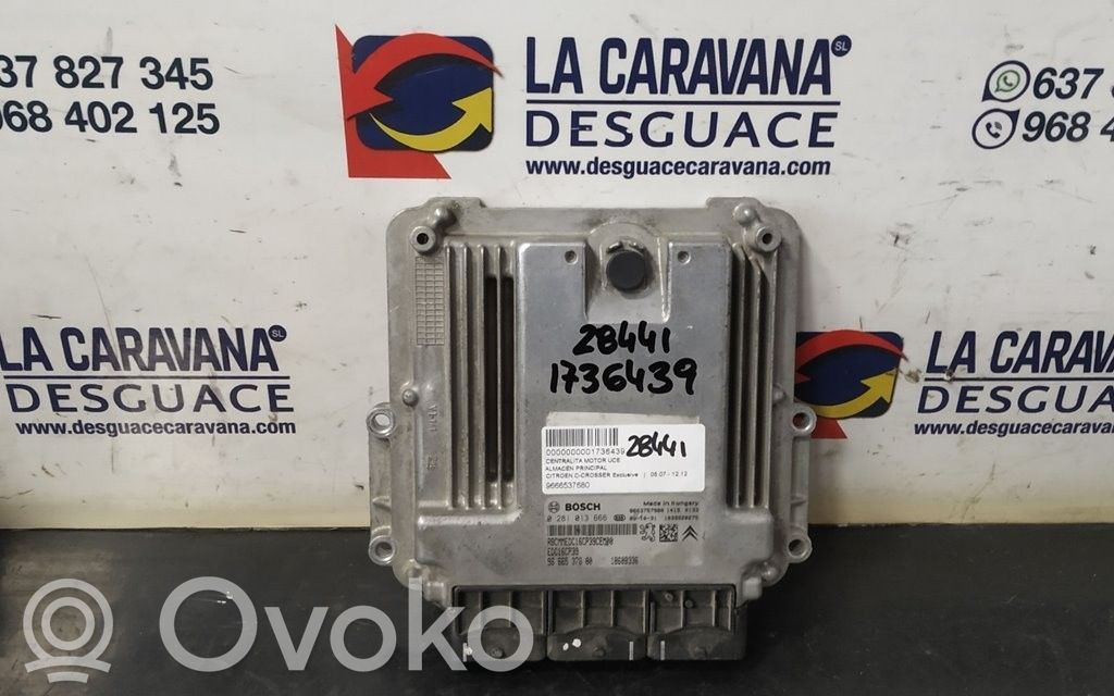 Citroen C-Crosser Engine control unit/module 