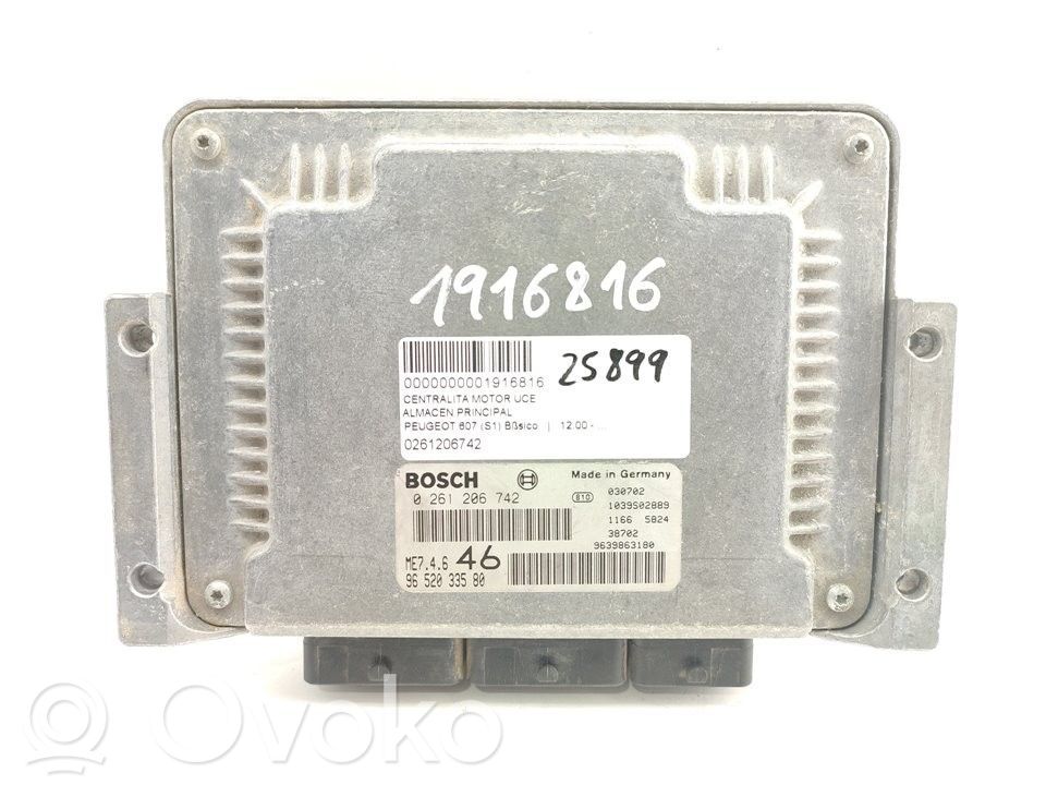 Peugeot 607 Engine control unit/module 