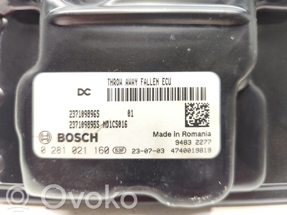 Engine control unit/module   0281021160