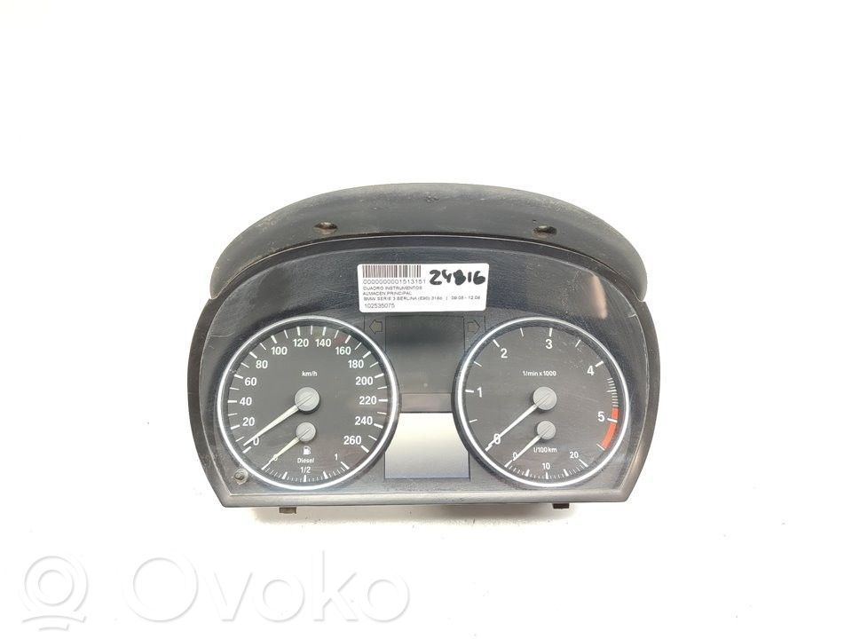 BMW 3 E90 E91 Speedometer (instrument cluster) 
