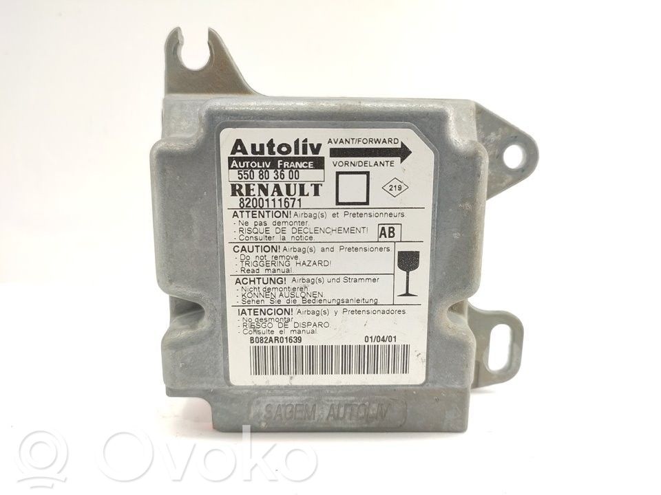Renault Megane I Sterownik / Moduł Airbag 