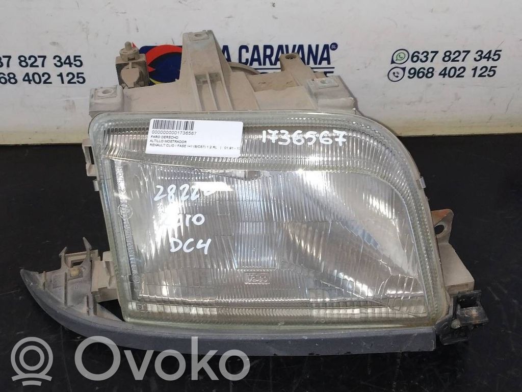 Renault Clio I Scheinwerfer 