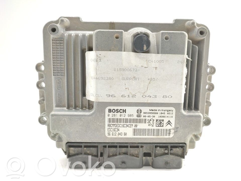 Engine control unit/module   0281012985