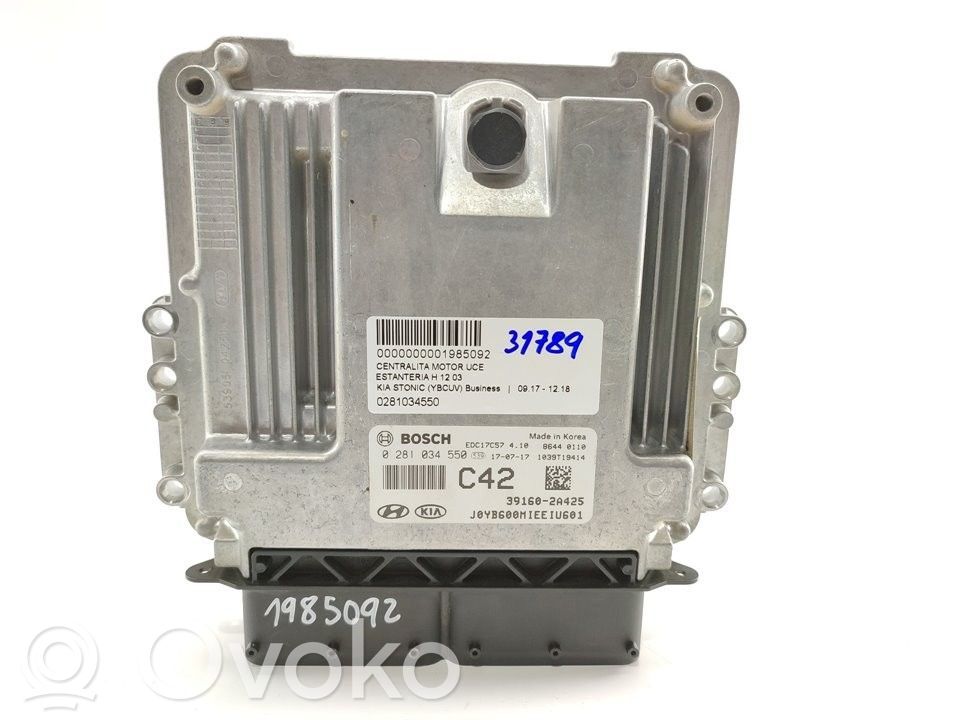 KIA Stonic Engine control unit/module 