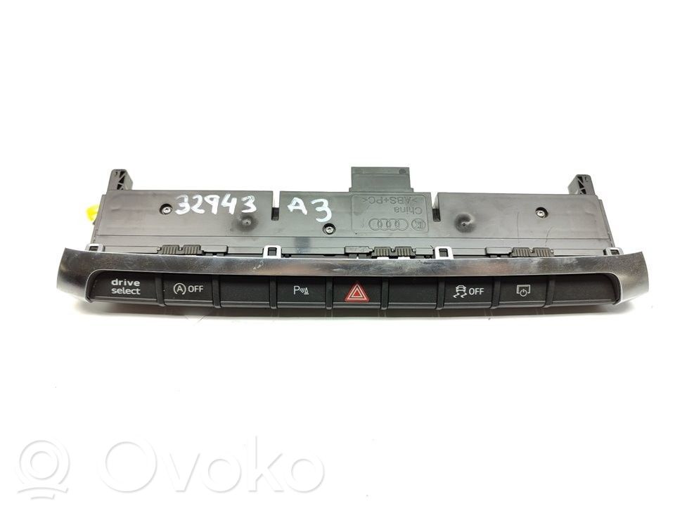 Audi A3 S3 8V Hazard light switch 
