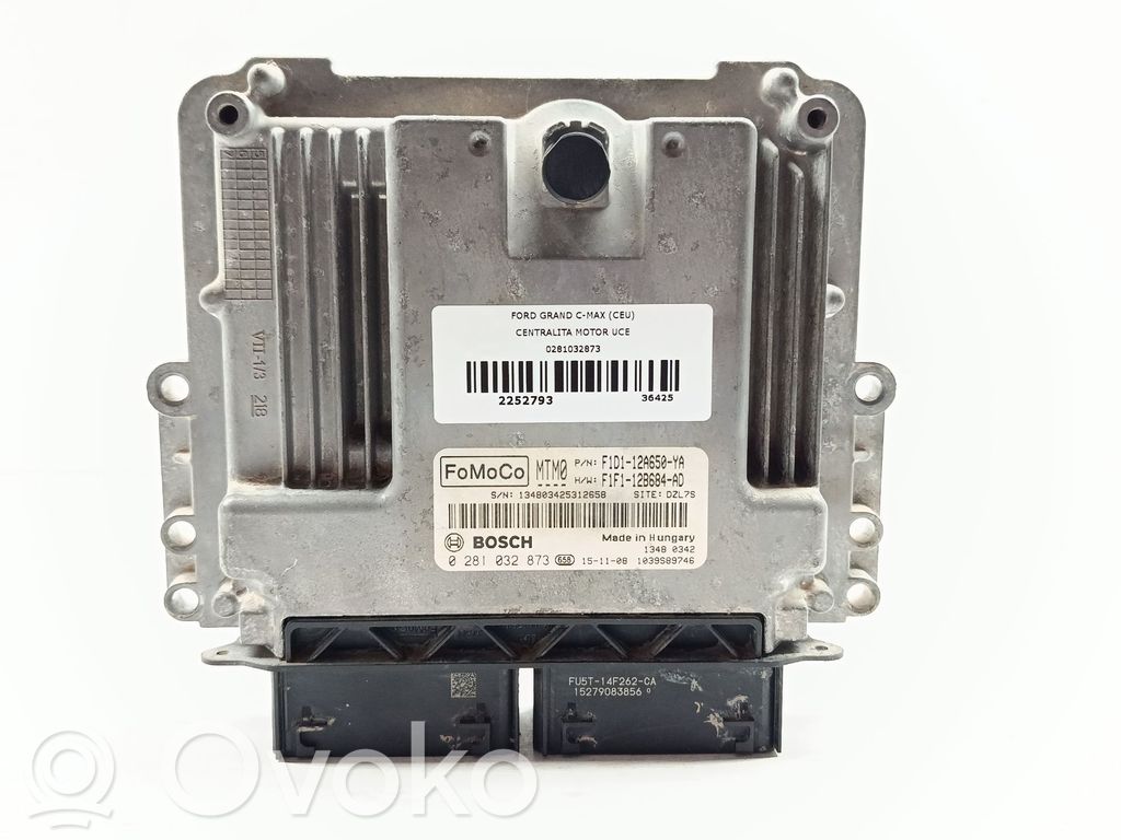 Unidad de control/módulo del motor   0281032873,F1D112A650YA,F1F112B684AD