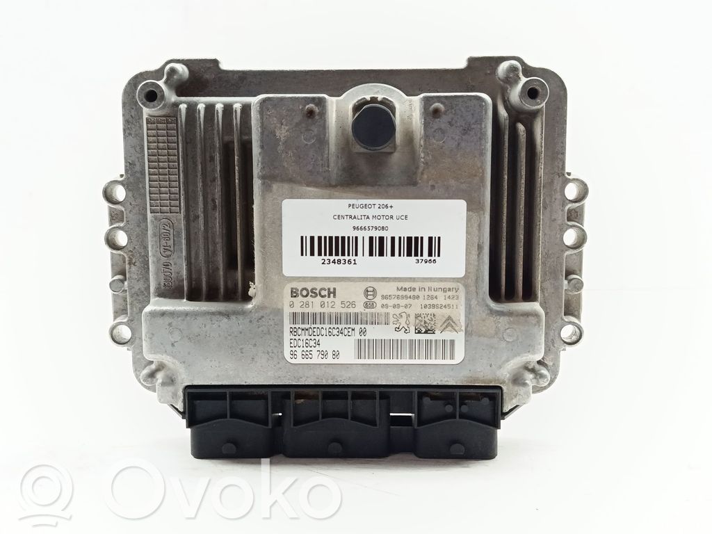 Peugeot 206 Unitate/modul de control motor 