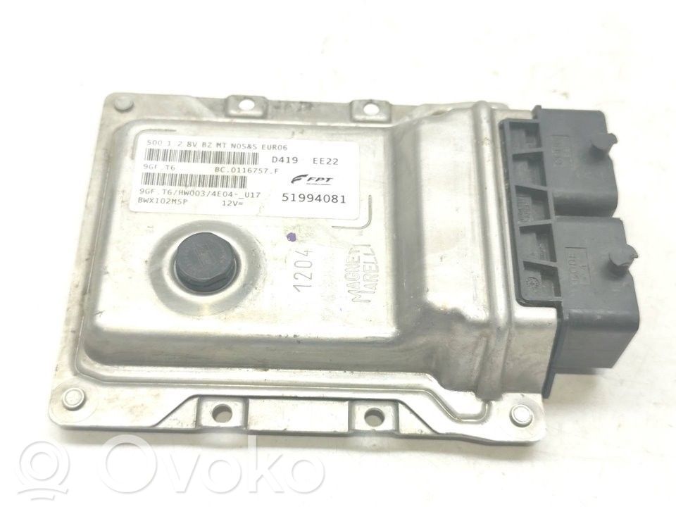 Fiat 500X Engine control unit/module 