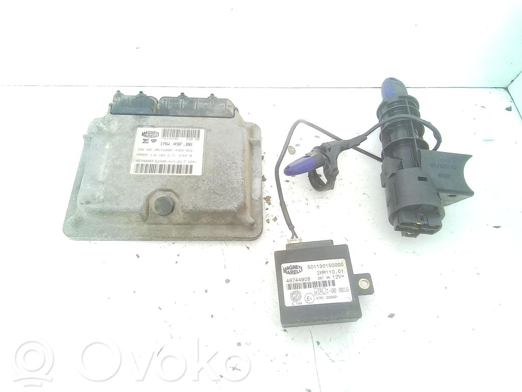 Fiat Marea Engine ECU kit and lock set 